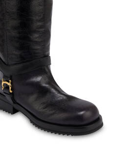 Mia-Overknee-Stiefel aus Kalbsleder Photo 4