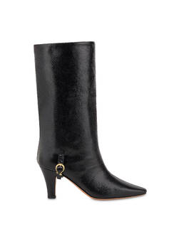 Muse-Stiefel aus Ziegenleder mit Viper-Print Photo 1