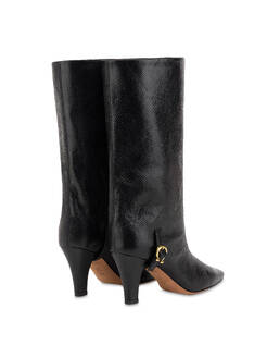 Muse-Stiefel aus Ziegenleder mit Viper-Print Photo 3