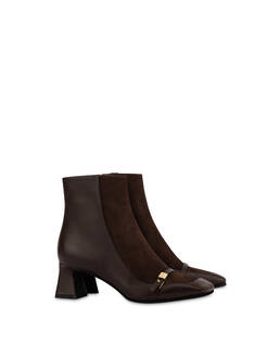 Damen-Stiefeletten aus Kalbsleder und Wildleder Photo 2