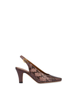 Re-Archive Pumps aus Schlangenleder und Lammfell Photo 1