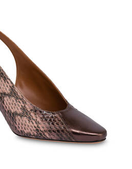 Re-Archive Pumps aus Schlangenleder und Lammfell Photo 4