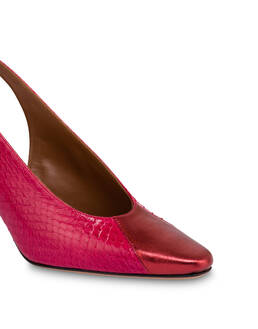 Re-Archive Pumps aus Schlangenleder und Lammfell Photo 4