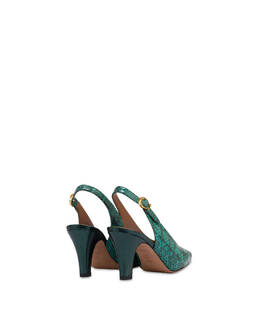 Re-Archive Pumps aus Schlangenleder und Lammfell Photo 3