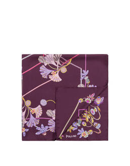 Foulard in seta con stampa Fiori Gioiello Photo 1