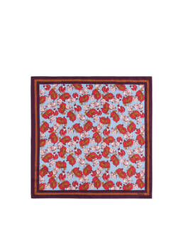 Foulard in seta a fantasia Melograni Photo 2
