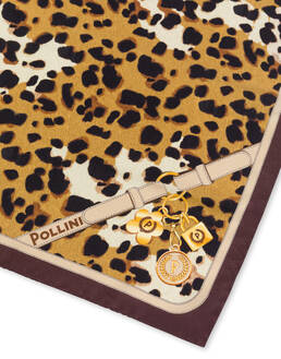 Foulard in seta con stampa maculata Photo 3
